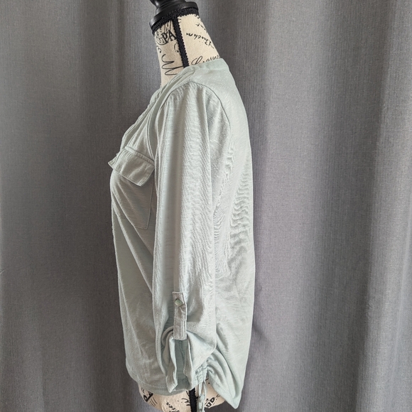 No Boundaries button down tie sides shirt size large - Picture 2 of 7